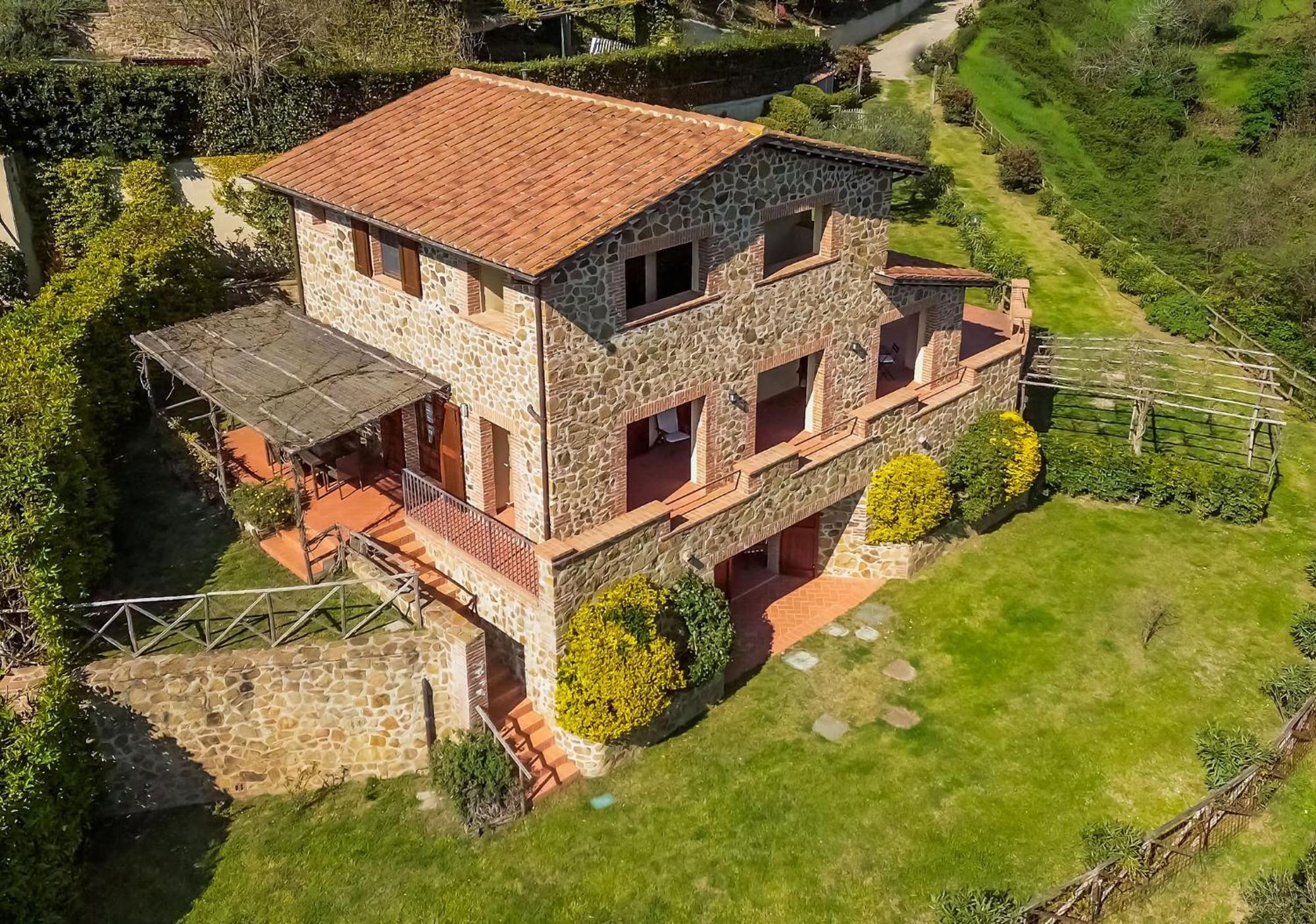 Home With A View In Scansano, Tuscany Exterior foto